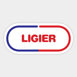 Ligier F1 Team 1980 Hockenheim logo Sticker